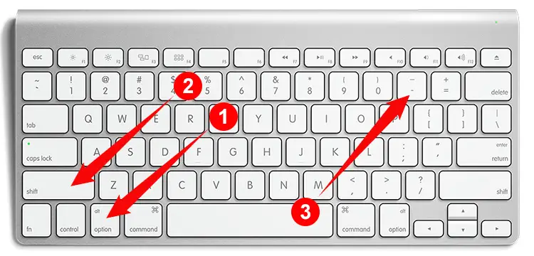 How to type the em dash on the Mac keyboard