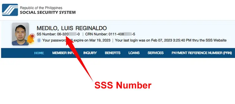 How to know your SSS number online